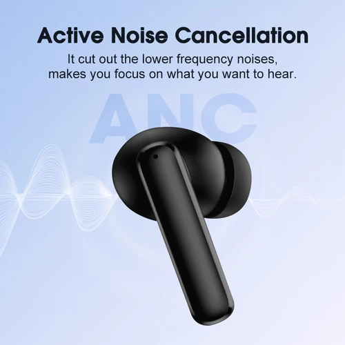 Imagen 2 del producto QCY-auriculares inalámbricos T13 ANC, cascos con Bluetooth 5,3, TWS, ANC, cancelación de ruido, 4 micrófonos, ENC, intrauditivos, manos libres