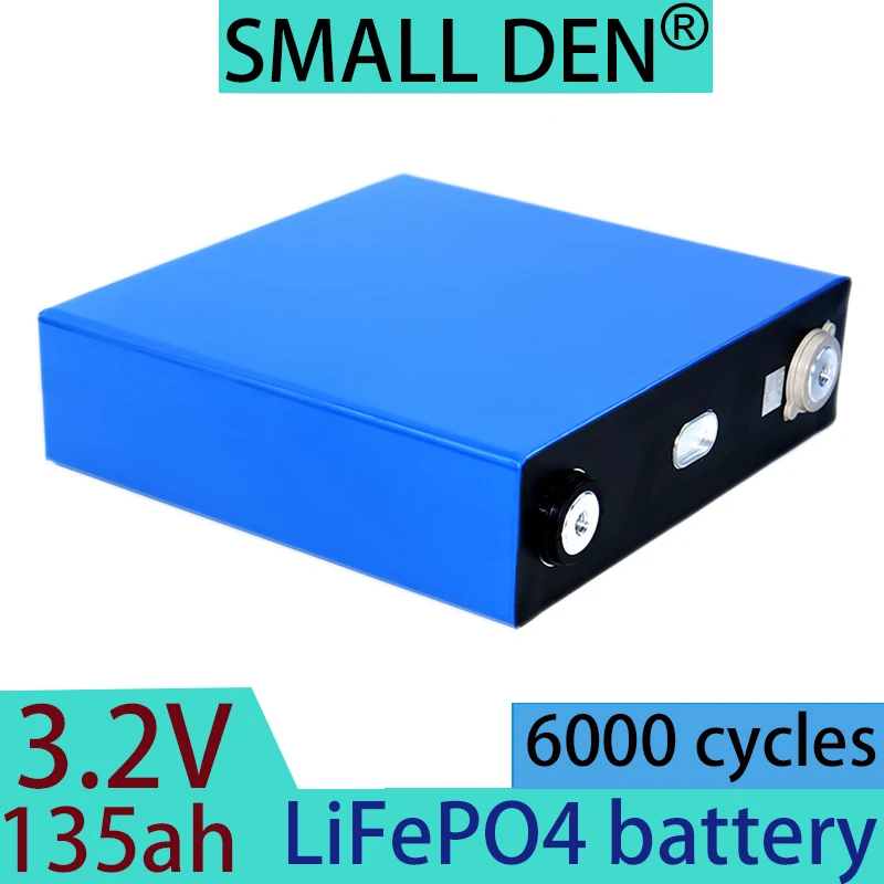 3.2V 135AH Lifepo4 rechargeable lithium iron phosphate DIY battery 12V 24V solar powered boat RV golf cart yacht forklift