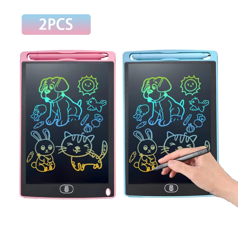 

2 Pieces of 8.5 in LCD Writing Tablet Drawing Toys For Children Birthday, Thanksgiving, Halloween, Easter, Christmas Gifts