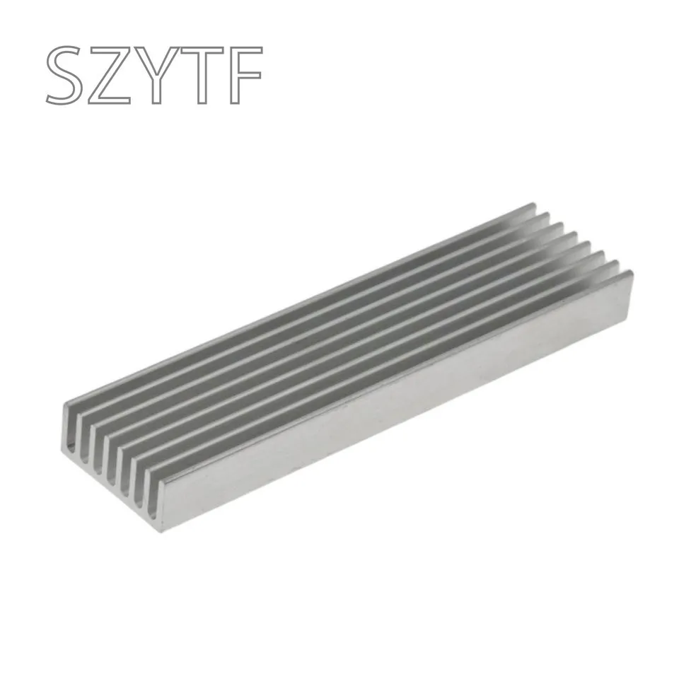 Heatsink Radiator Cooler Radiator 100X25X10MM High Quality Aluminum Heat Sink Fins Fast Thermal Conductivity Thermal Bar 