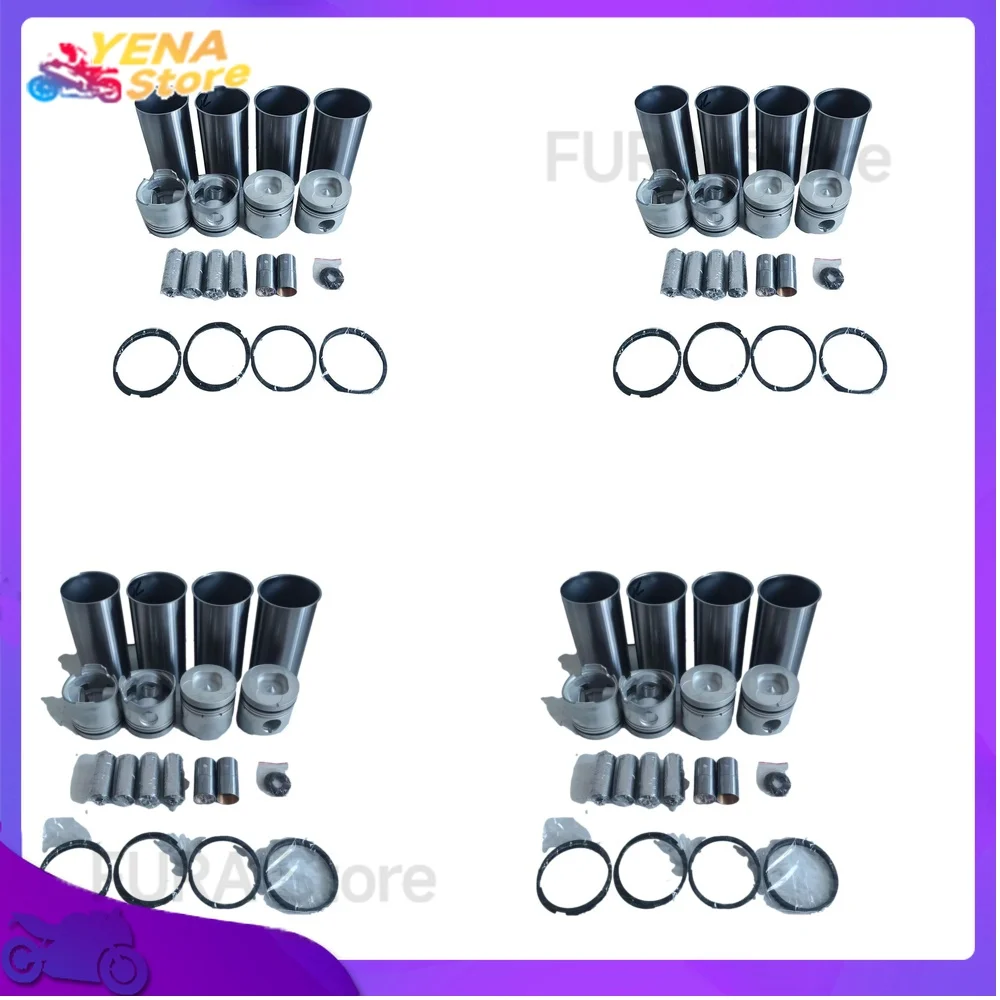 

Applicable to Isuzu D-Max MU-7 NPR 4JB1 Engine Piston Cylinder Sleeve Kit for 2.8L Diesel Engine Repair Rebuild Gasket Set