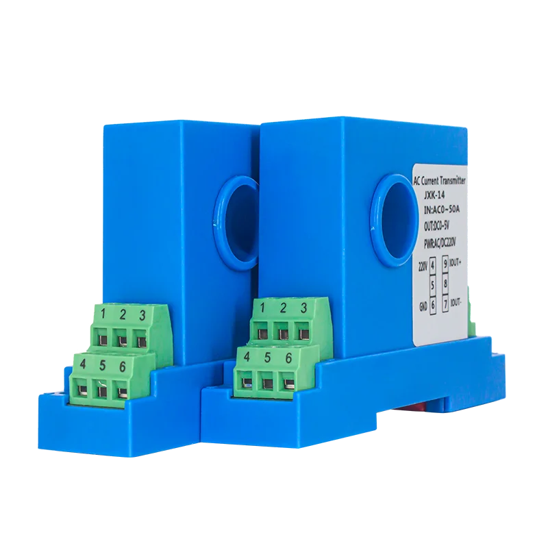 Hall DC Current Sensor Transmitter Output 4-20mA 0-5V rs485 Analog Signal 0-150A Input 12mm 15mm Hole Current Transformer