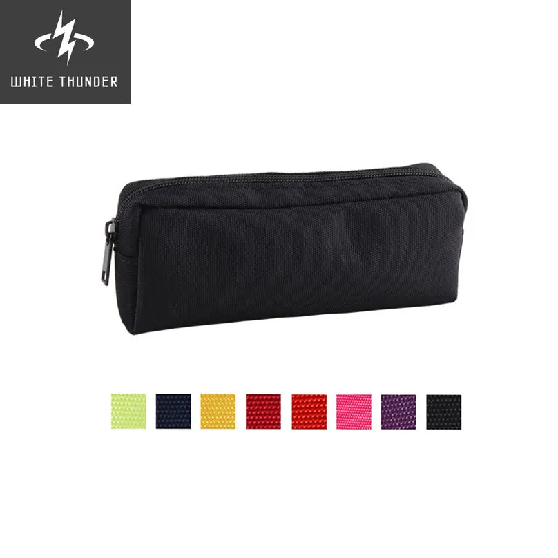 Pencil Case Black Stationery Trousse Scolaire Pencil Pouch School Supplies Solid Color Pencilcase Piornik School Pencil Cases