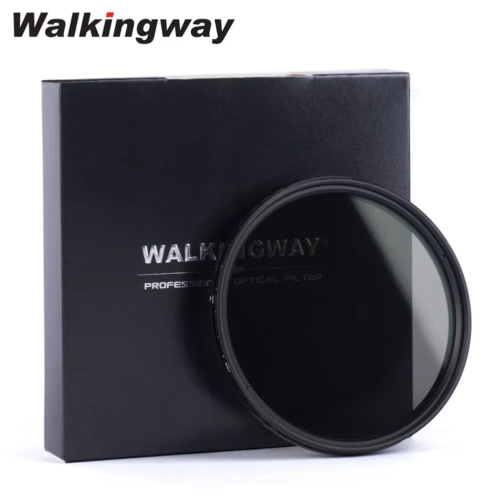 Walking Way Slim Adjustable ND2-400 HD Variable ND Camera Filter 40.5-82mm Filtro Fader Optical Neutral Density Filter for DSLR