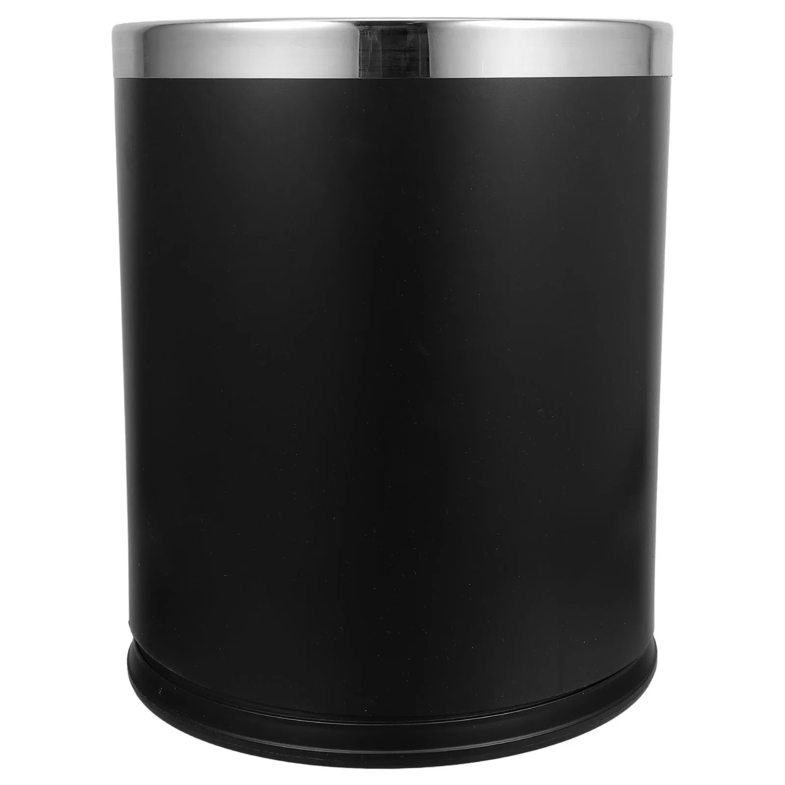

18L Round Double Layer Trash Can Large Capacity Modern PP and Iron Waste Basket for Bathroom Kitchen Bedroom Home Office Indoor