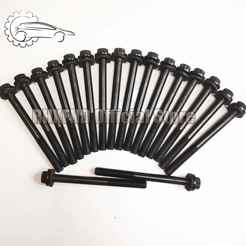 

ZD30 ZD30DDTI 11057-2w200 engine cylinder head bolts and nuts suitable for Nissan PATROL GR TERRANO II URVAN 2953cc