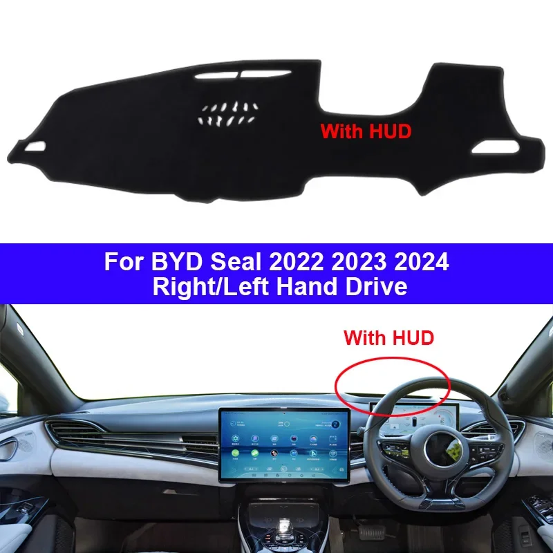 Per BYD Seal 2022 2023 2024 accessori interni per auto Pad protettivo copertura del cruscotto tappetino antiscivolo in Silicone parasole