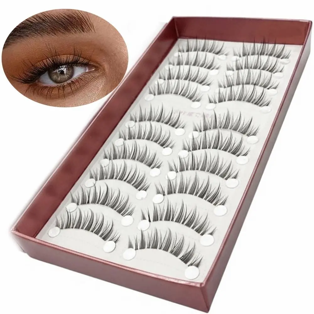 

Hot 3D Mink Fake Lashes Handmade Volume False Eyelashes Natural Eye Makeup Tool Eyelash Extension