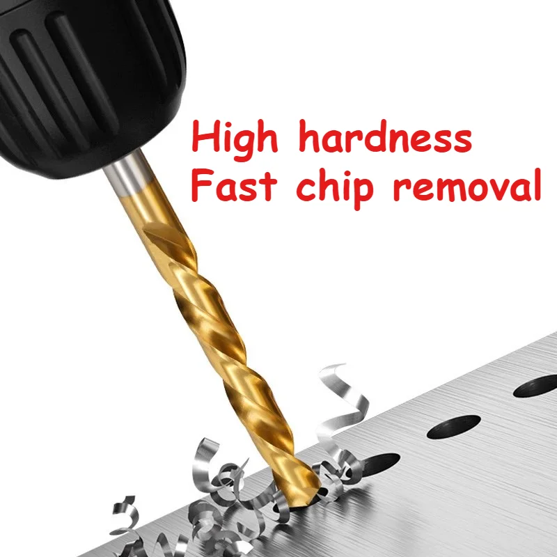 M0.5 M0.6 M0.7 M0.8 M0.9 ~ M12 titanio acero de alta velocidad HSS broca helicoidal Metal aluminio cobre acero inoxidable herramienta para agujeros de madera