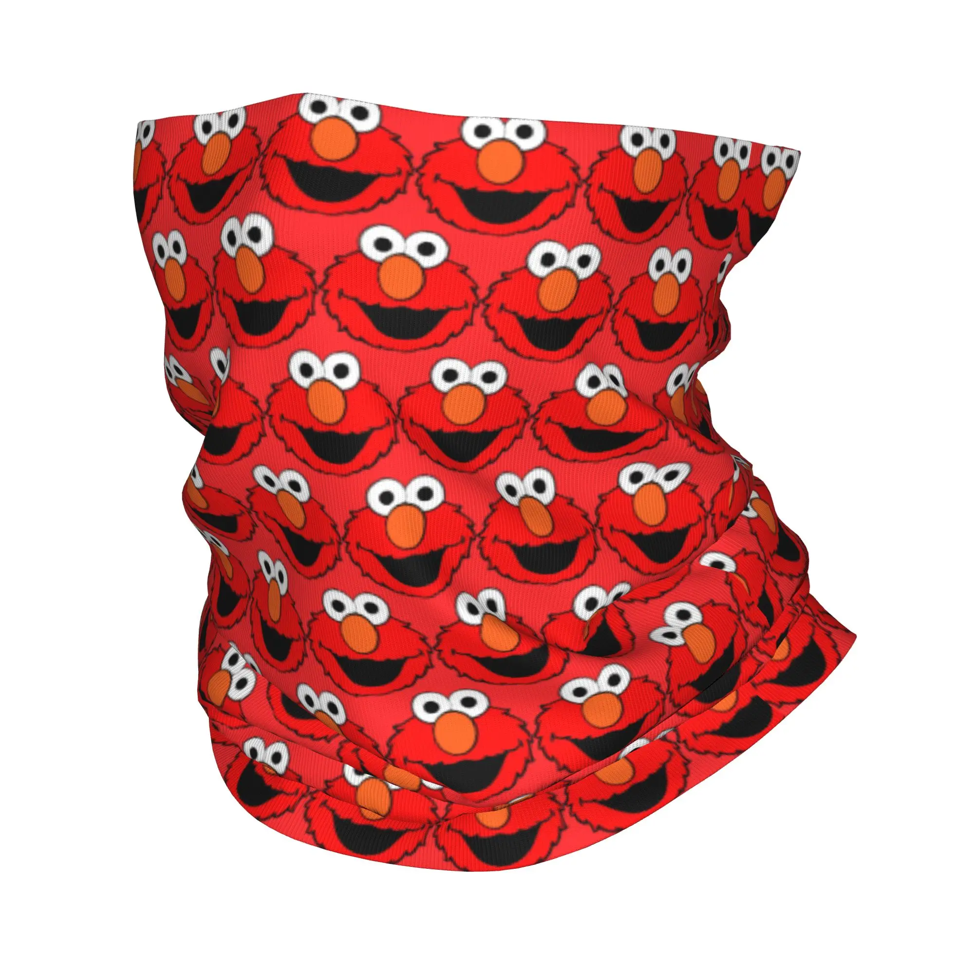 

Пользовательские Sesame'ES Street'ES Elmo Cookie Monster, гетры на шею для мужчин и женщин, ветрозащитный зимний шарф-бандана с забавными персонажами для лыж