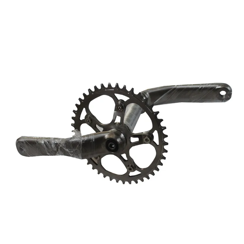 

STLF Titanium Bicycle Cranks with Spider and Locking As Well As Chain Ring Customized According to Your Sizes