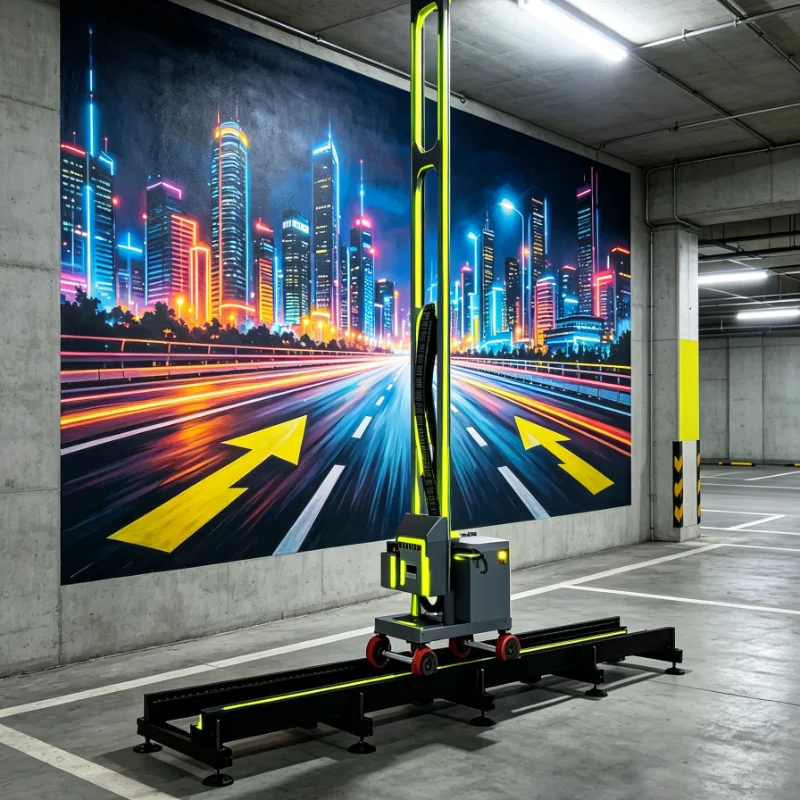 Customized 3D Vertical Wall Printer with Red Laser Positioning for Home Decor Commercial Wall Art Mural Painting