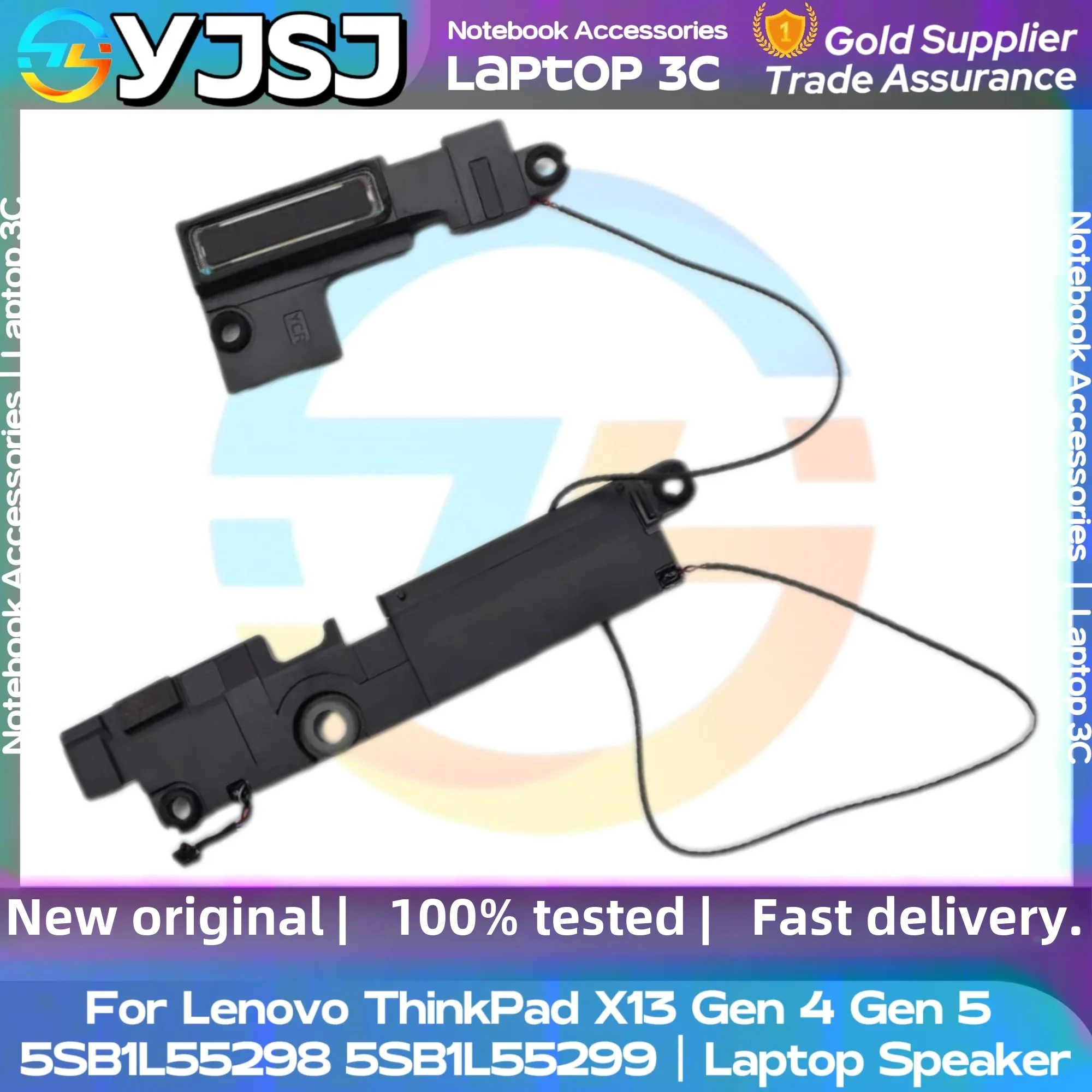 

New GENUINE Original Laptop Speaker For Lenovo ThinkPad X13 Gen 4 Gen 5 built-in speaker horn audio 5SB1L55298 5SB1L55299
