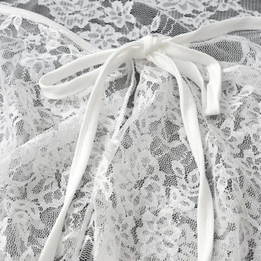 

Французская кружевная мини-юбка с вышивкой в стиле Y2K, уличная мода, юбка с драпировкой, асимметричный подол, юбка-фартук в стиле Харадзюку