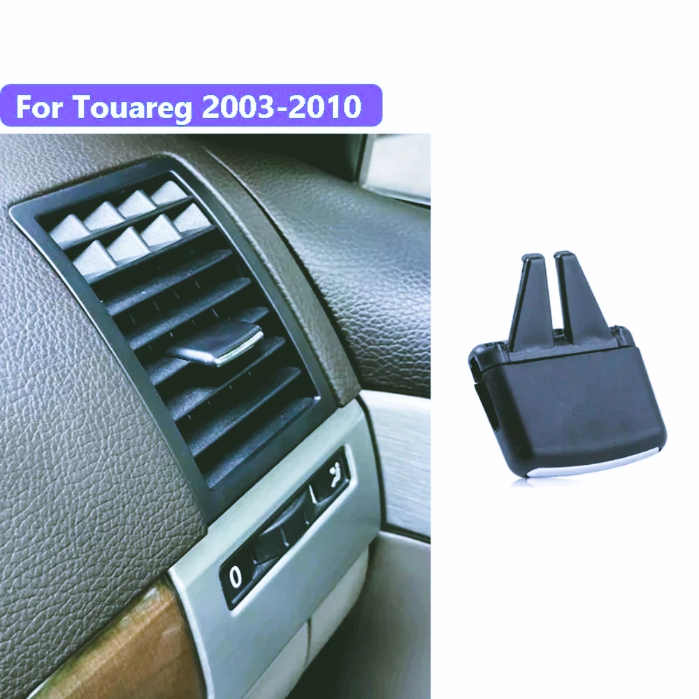 Para VW Touareg 7L6 7LA tablero frontal AC rejilla ventilación ajuste Clip slizante perilla
