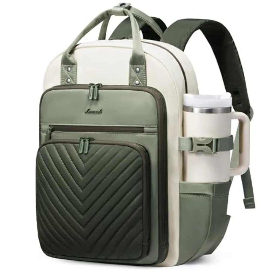 

Laptop Backpack for Women Water Resistant Travel Work Backpacks Purse Stylish Busess Teacher Nurse Computer