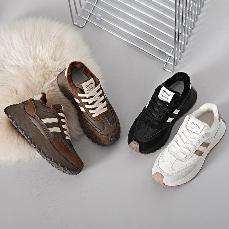 أحذية الثلوج الشتوية النسائية أحذية سميكة القاع زيادة الرياضة القدم الخريف نمط جديد إيفا نعل المطاط حذاء رياضة النساء #3