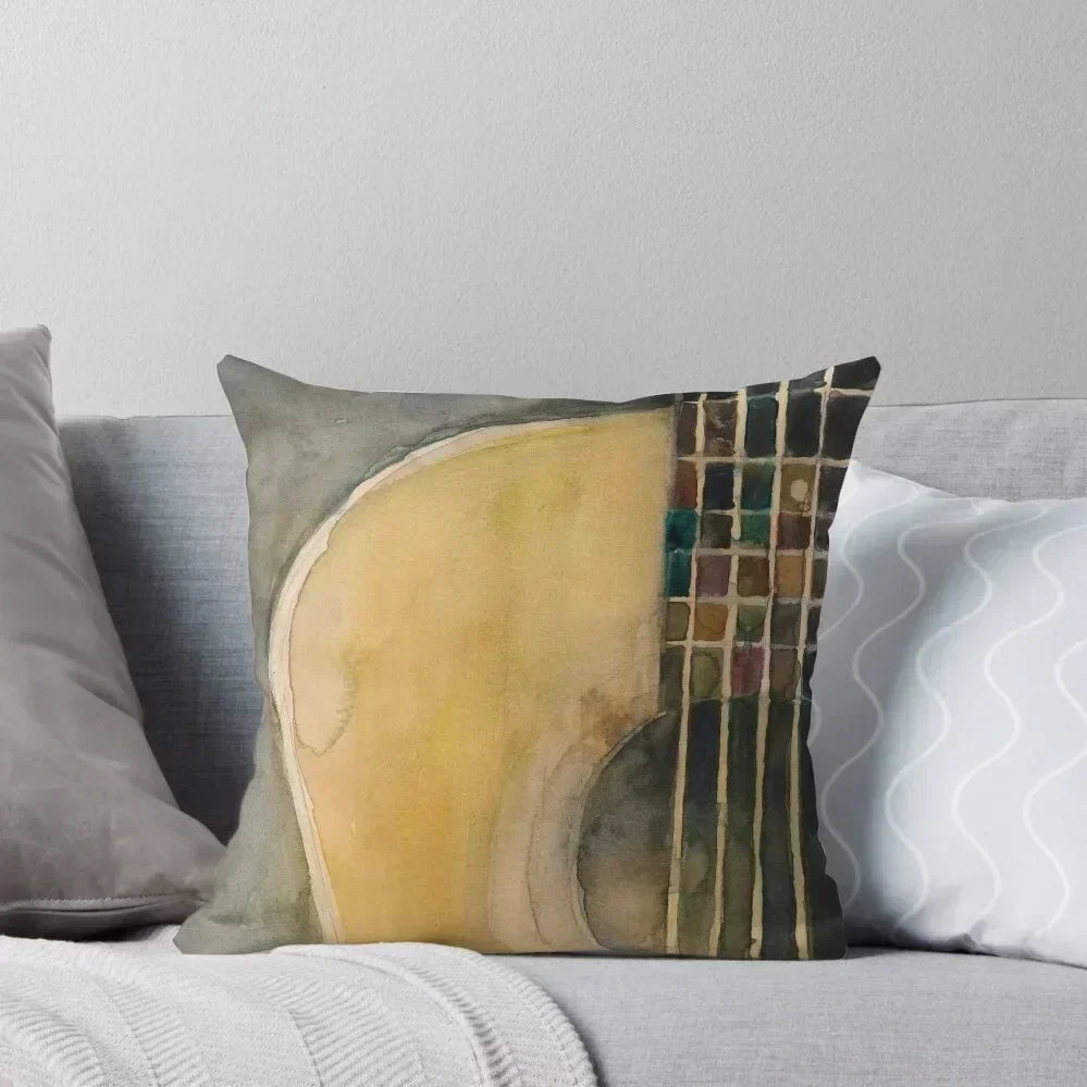 

Sam's Acoustic Guitar Throw Pillow ornamental pillows Luxury Pillow Case Cushions For Sofa Anime pillow