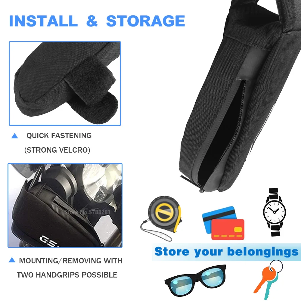 Motorcycle Windshield Fairing Package Saddlebag Storage Bag For BMW R1250GS R1200GS Adventure GS R1200 R1250 Adv 2023 Side Bag - Image 4