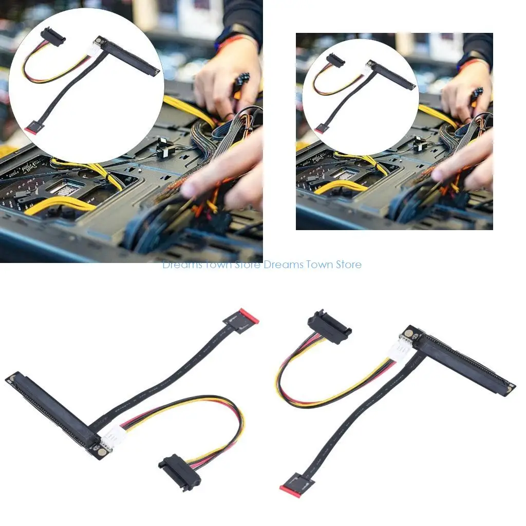 HX6A Quality M.2 to PCIE 16X Extension Wire Convert Cable 4Pin Power Connection For Majority Of PCIE Sound And Graphics Cards