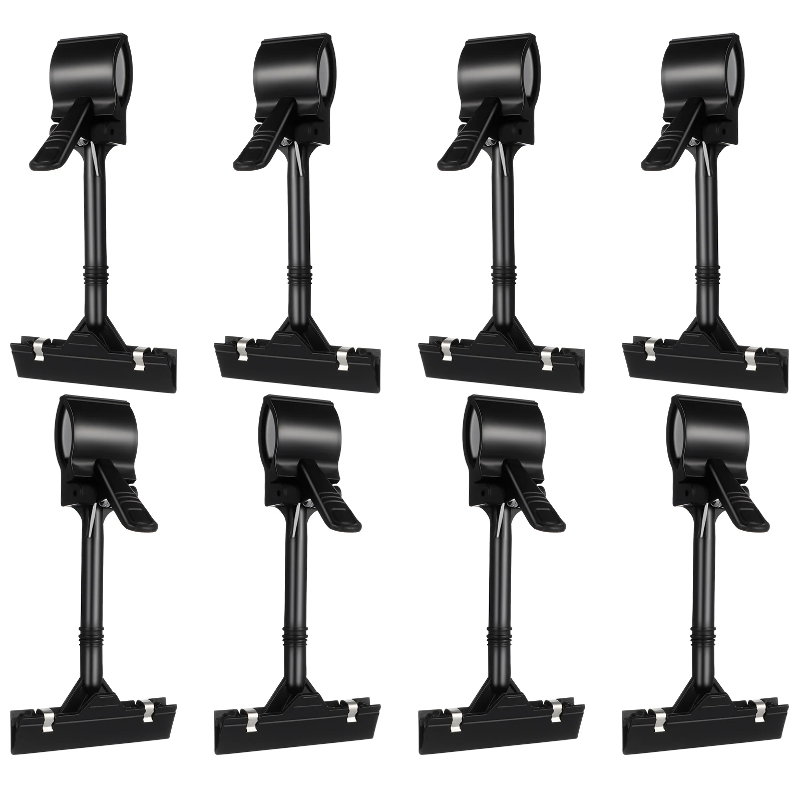 

10pcs Label Holder Slim PP Material Display Clip for Price Tags Promotions Advertising Office Home Use Sign Clip