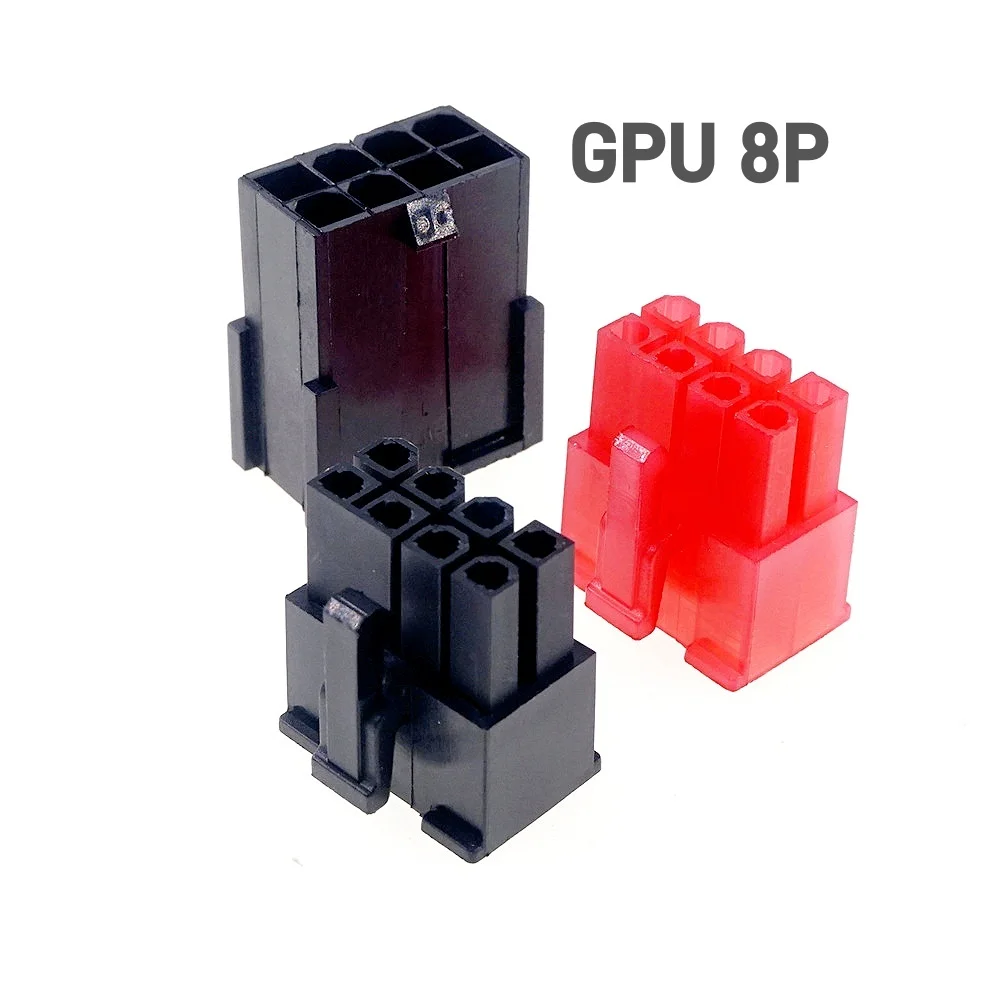 10/100 Pcs Mini-Fit 5557 8 Position Receptacle Housing Plug 4.20 mm PCI-E PCIe GPU Graphics Card Power Connector Shell Terminals