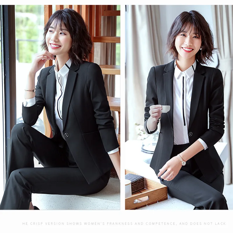 

Suit Women's Fashion Dignified Goddess Fan Gao End Business Wear Interview Formal Wear Manager Hotel Front Stage Work Wear Cloth