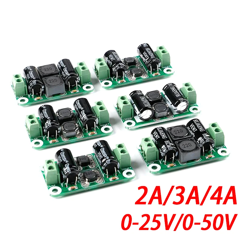 DC Power Filter Board 0-25V/0-50V 2A/3A/4A Class D Power Amplifier Module Interference Suppression Board EMI Suppression