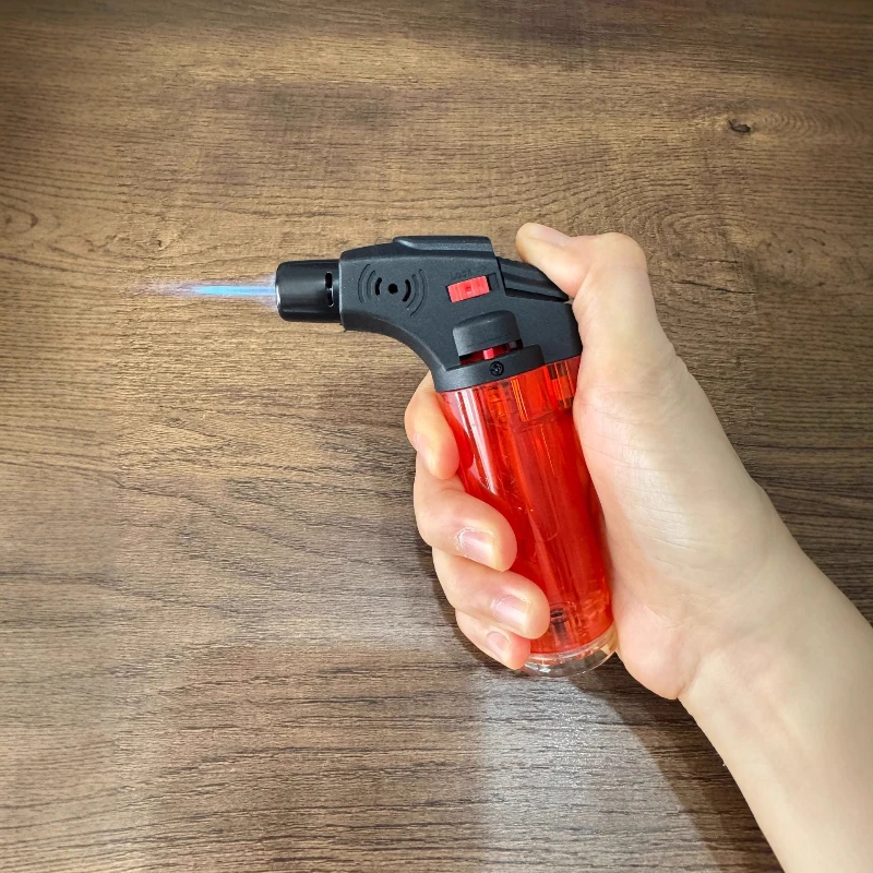 New Metal High Temperature Direct Impact Windproof Airtight Welding Spray Gun Moxibustion Lighter for Grill Cigar & Cigarette
