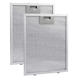 Metal Mesh Extrator Vent Filters, Home Improvement Range Hood Filters, 320x260mm, 1Pc