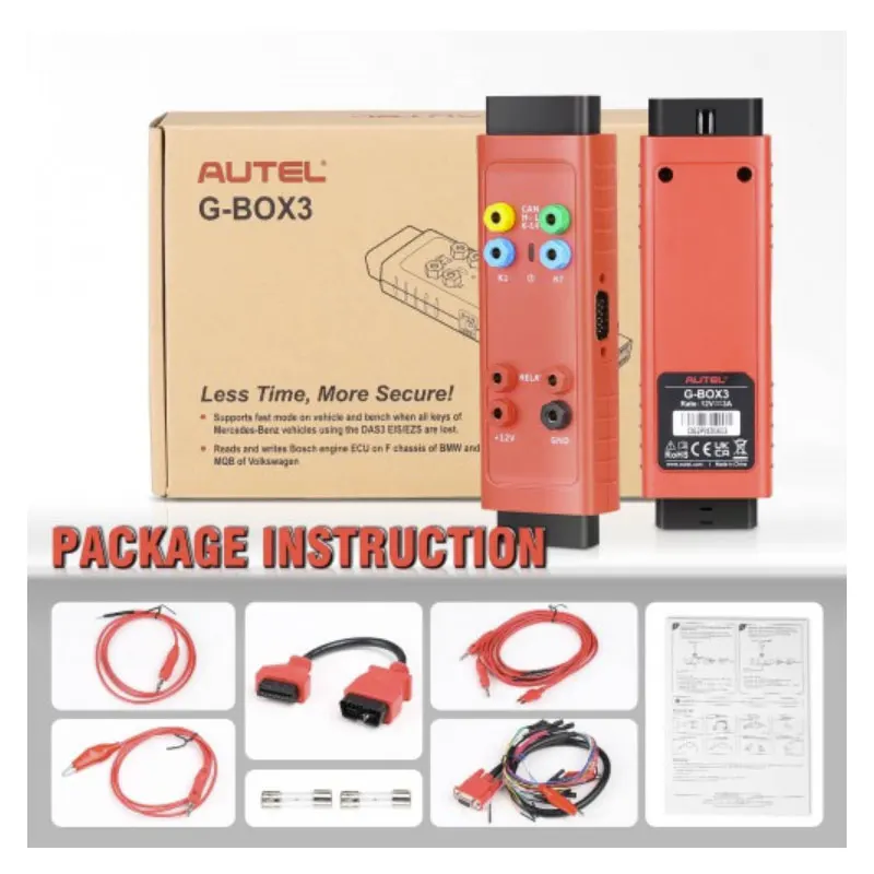 

[EU/UK Ship] Newest Autel MaxiIM GBOX3 G-BOX 3 Adapter Compatible with MAXIIM IM608, IM608PRO Engine ECU Read/Write for BOSCH MD