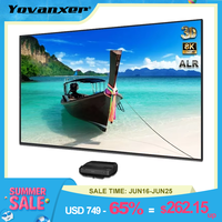 NEW 150 Inch Max ALR T Prism UST Ultra Short Throw Projector Screen Ambient Light Rejecting Projection Curtain 3D 4K 8K Support