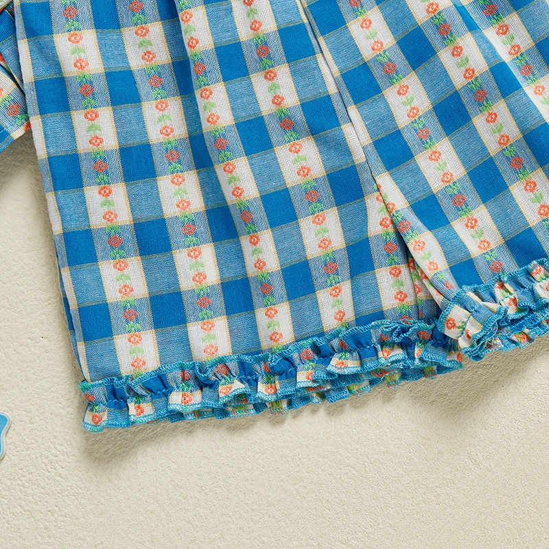 Adorabile completo estivo per bambina Top senza maniche con volant rosa a pois e pantaloncini con fiocco Set da 2 pezzi per bambino