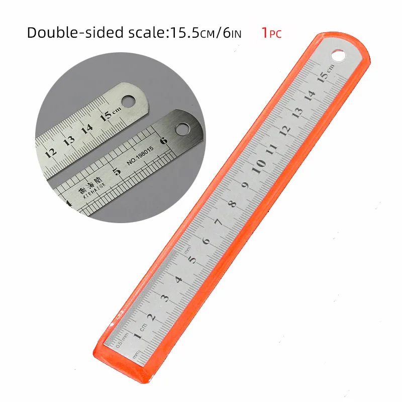 Stainless steel ruler 30cm ruler Steel Ruler 1 m 15 / 20 / 30 / 50cm thick steel plate ruler 60cm