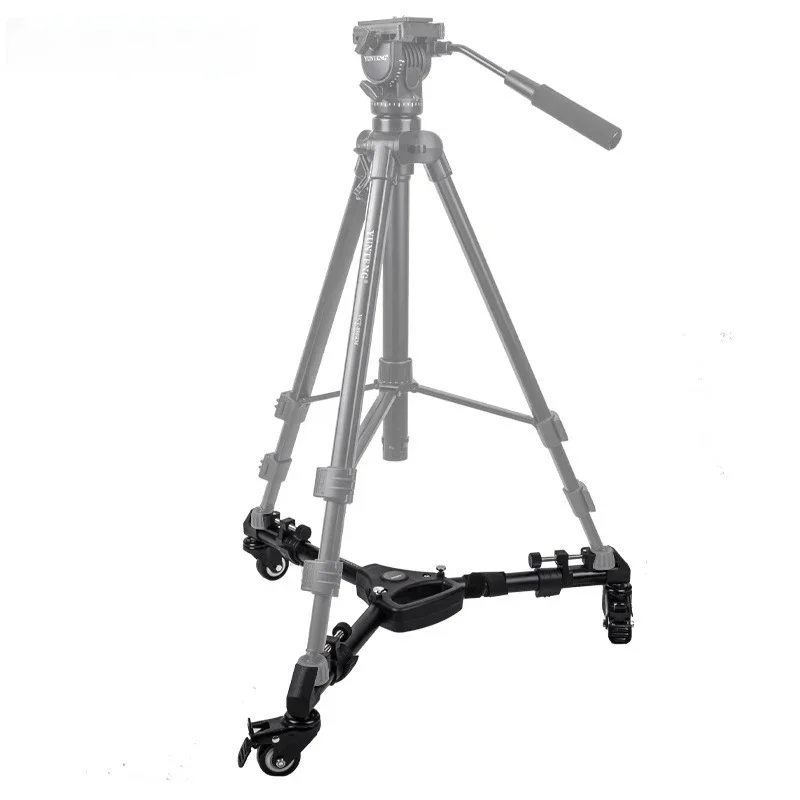 Camera universal moving track casters micro single mobile phone camera stand SLR bracket micro film photography tripod pulley