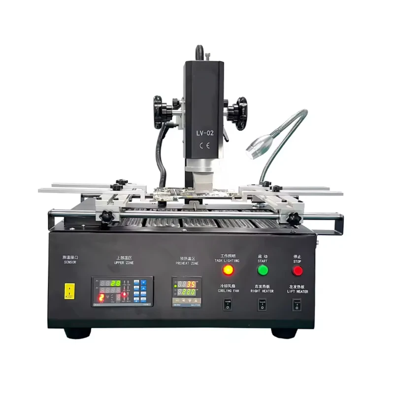 Паяльная станция BGA Full Hot Air LV02 Stages для материнских плат ноутбуков и других больших печатных плат BGA Rework 3900 Вт