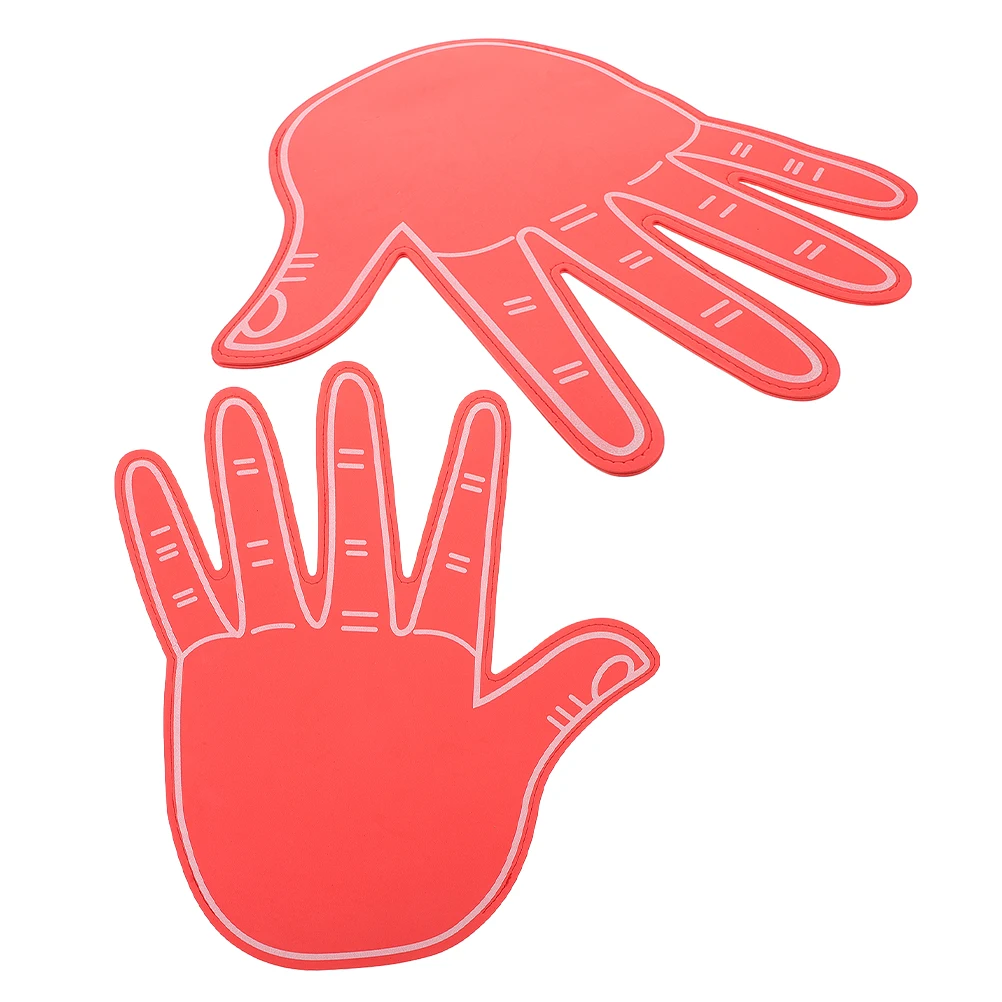 

2Pcs Giant Hand Cheerleading Finger Gloves Lightweight Eva Sports Fans Cheering Supplies Celebration Prop for Games Events