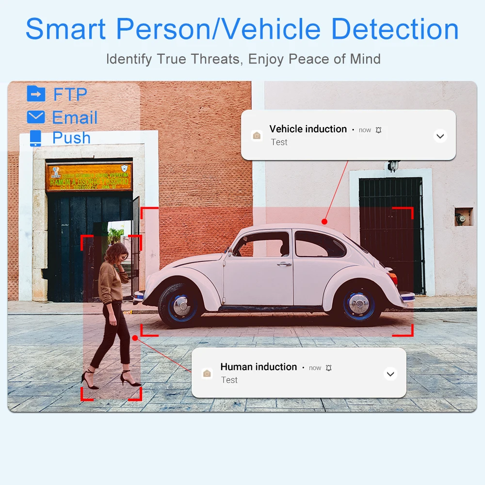 Vikylin 4MP Full Color IP Camera For DH HDW2449T-S-IL OEM Wizsense SMD Plus with MIC Outdoor Video Surveillance Security Camera