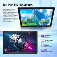 BAKEN 10-inch Android 15 tablet, quad-core processor, 12GB (3+9 expansion) RAM + 64GB storage, 5G WiFi, 1280*800 dual cameras 4