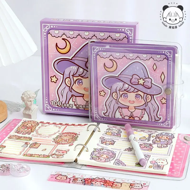 Telado loose leaf notebook, square hand ledger, notebook, hand ledger, diary, student stationery