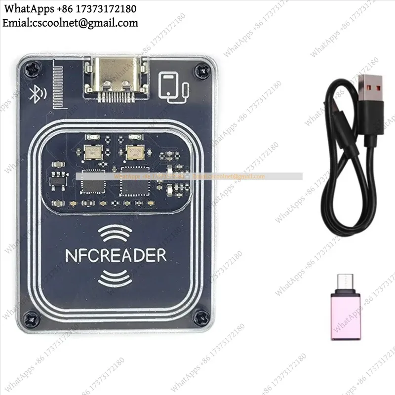 PCR532 NFC RFID Bluetooth Wireless Module IC Card Reader Writer Emulator with Type-C Interface Electronic Module
