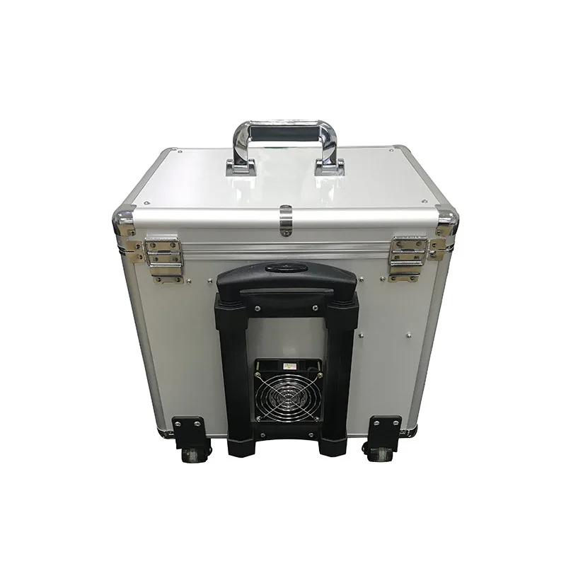 Certified Mobile Dentl Treatment Unit with Portable Integrated Turbine and High-Speed Grinder Fully Electric Steel Material