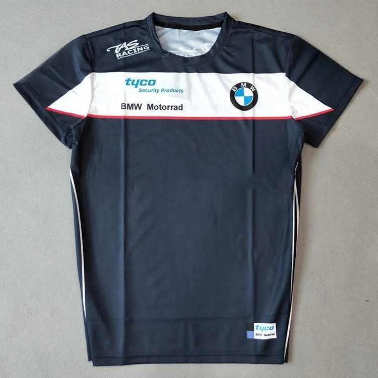 

Summer Racing BMW Motorcycle T-shirt Men's T-shirt BMW Fashion Print T-shirt Sweat-absorbing Breathable Quick-drying T-shirt