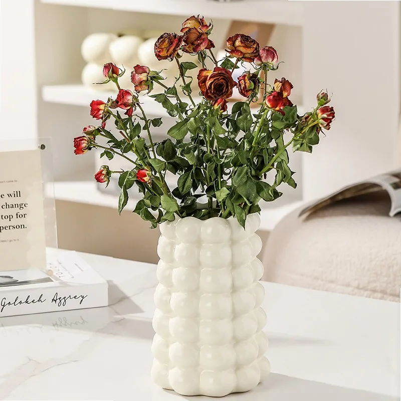 Nordic Ceramic Vase for Home Decor, Modern Flower Arrangement