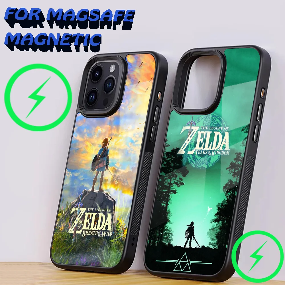 Game The L-Legends of Z-Zeldas Phone Case For iPhone 15,14,13,12,11,Plus,Pro,Max Mini Magsafe Magnetic Wireless Charging