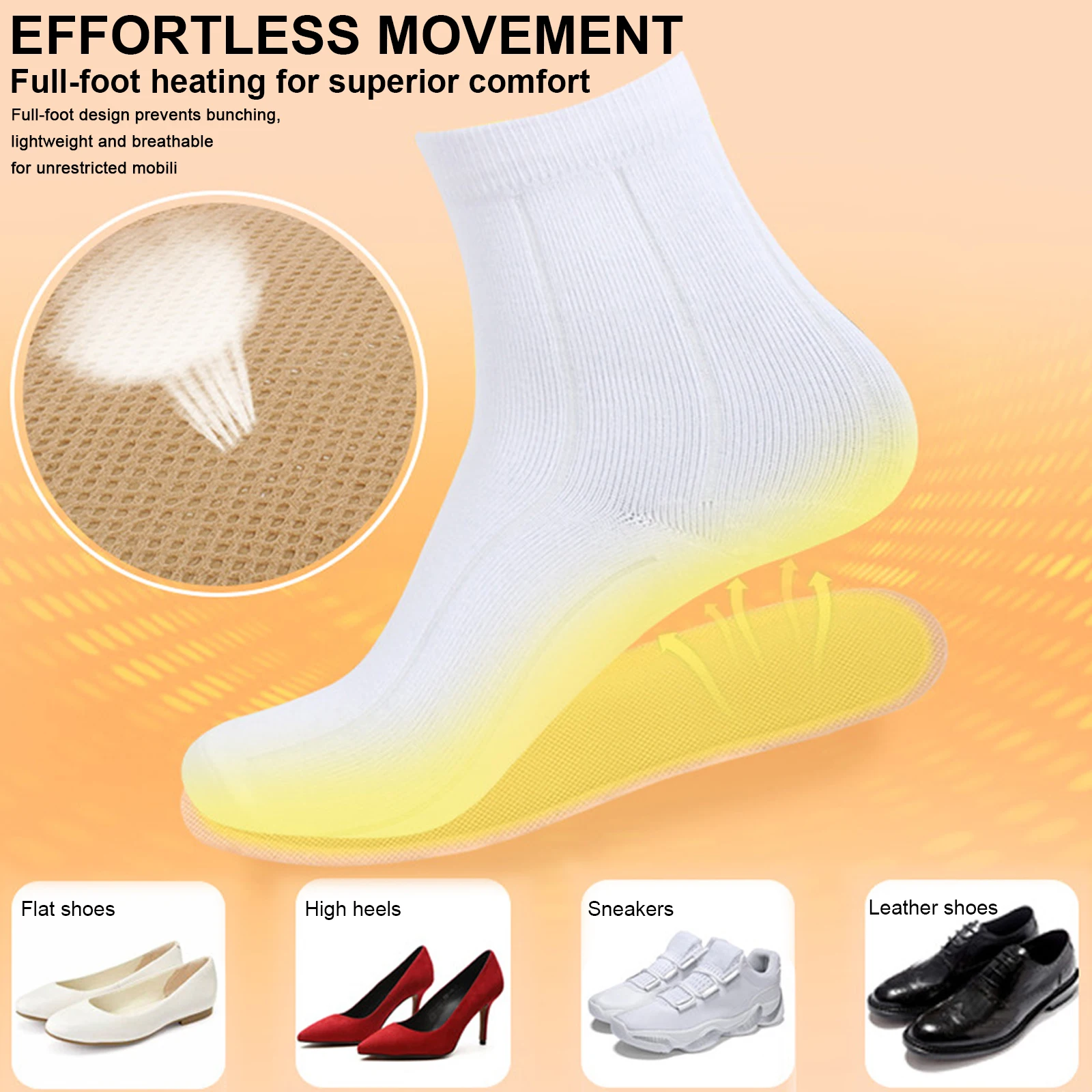 

10 Pairs Insole Foot Warmers Continuous Heat Toe Warmers Odorless Air Activated Warmers for Hunting and Outdoor Sports