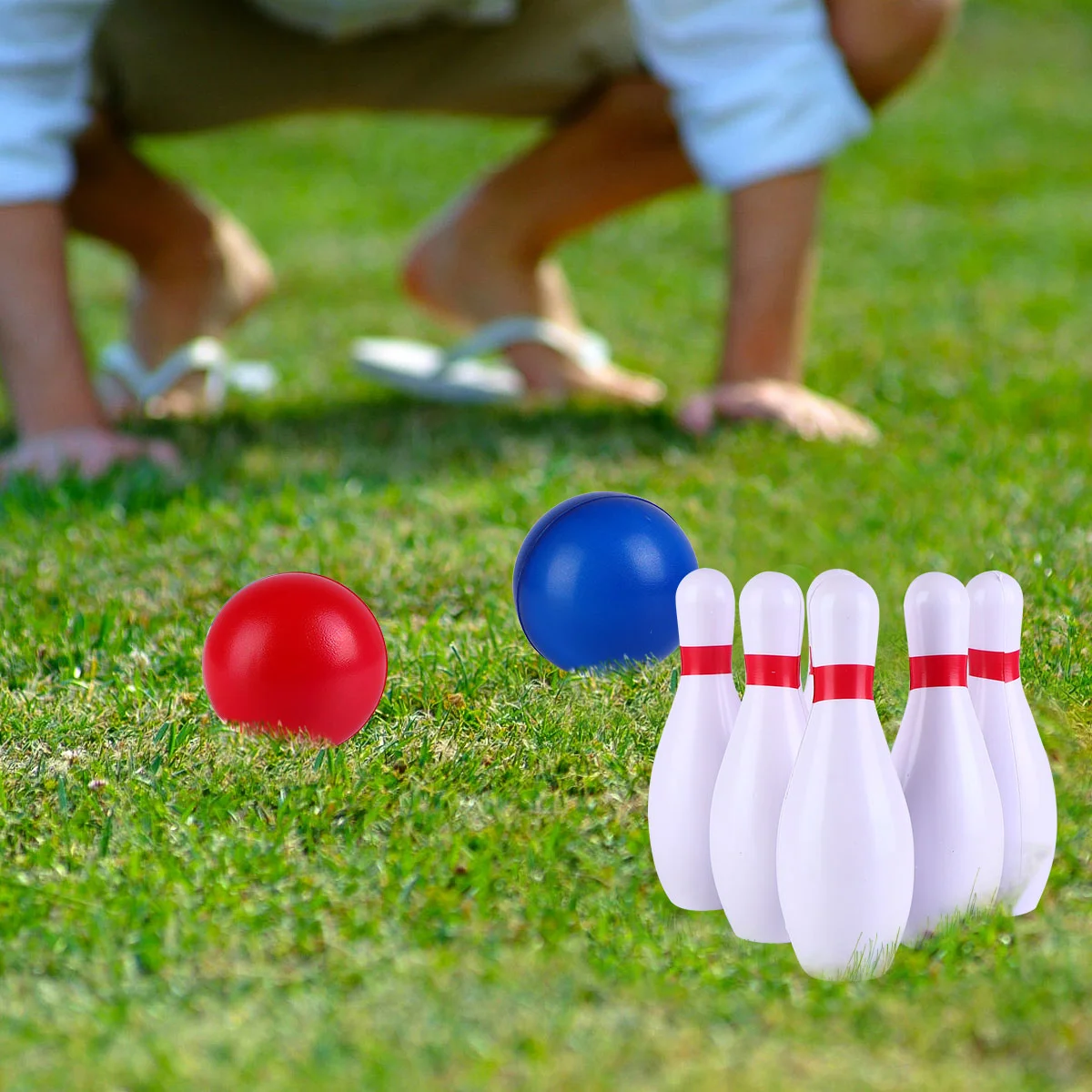 

Children's Bowling Outdoor Toys Soft Games Polyurethane for Kids Indoor Toddler Mini