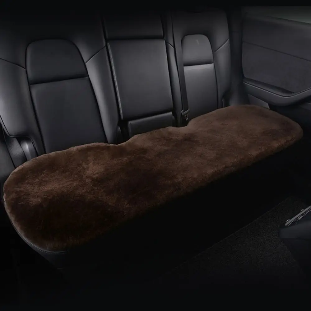

New Luxury Keep Warm Plush Car Seat Covers Thickened Breathable Car Seat Protector Mat Soft Wool Auto Seat Cushion Office