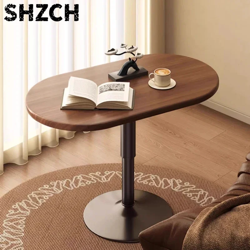 Simple and Modern Bed Lift Table Side Table Mobile Computer Desk Living Room Sofa Side Table Study Desk Home Study Work Desk