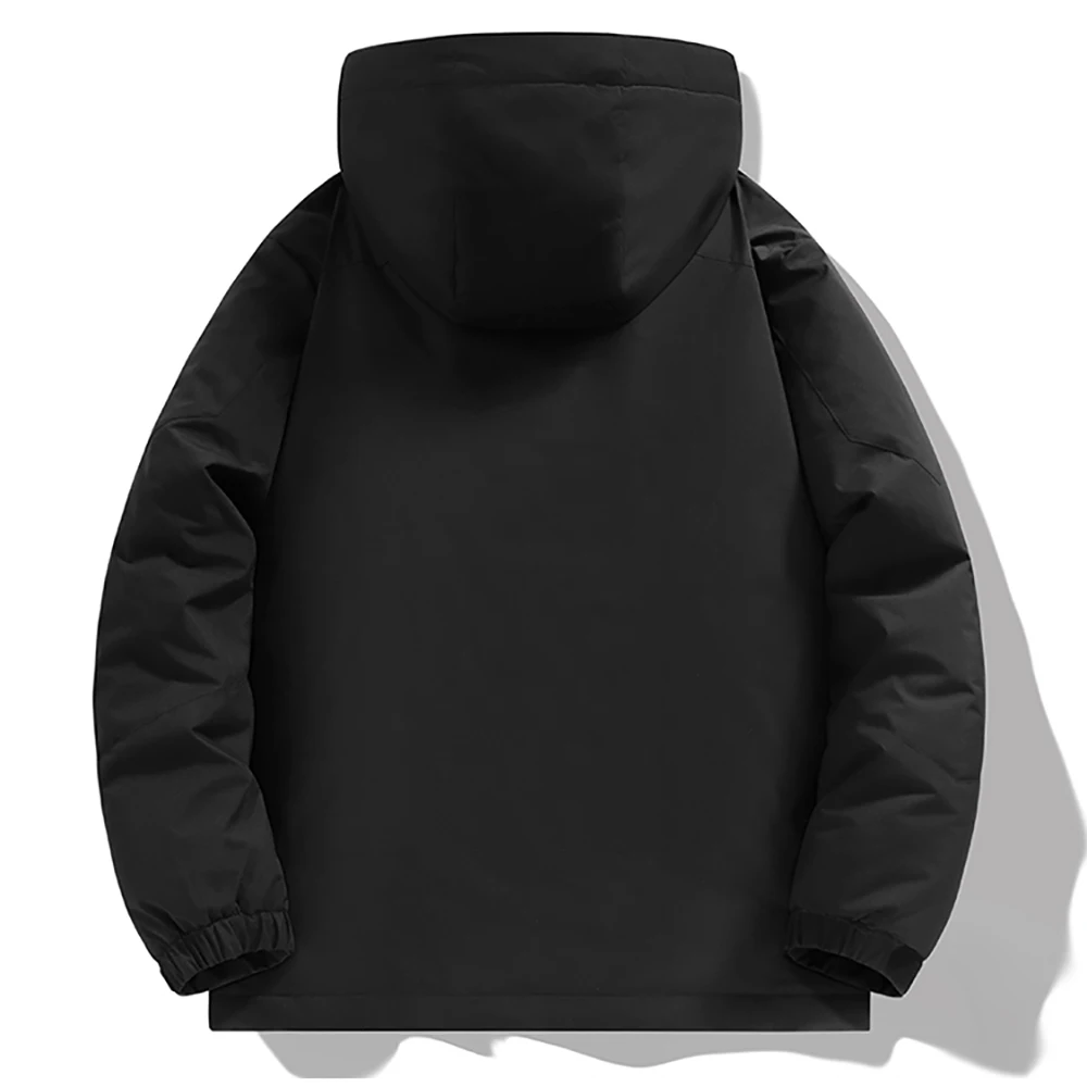 เสื้อแจ็คเก็ตบุผ้าฝ้ายกันฝนสำหรับผู้ชายไซส์ใหญ่ S-6XL สำหรับฤดูหนาว เสื้อแจ็คเก็ตบุผ้าฝ้ายกราฟีนหนาและให้ความอบอุ่น